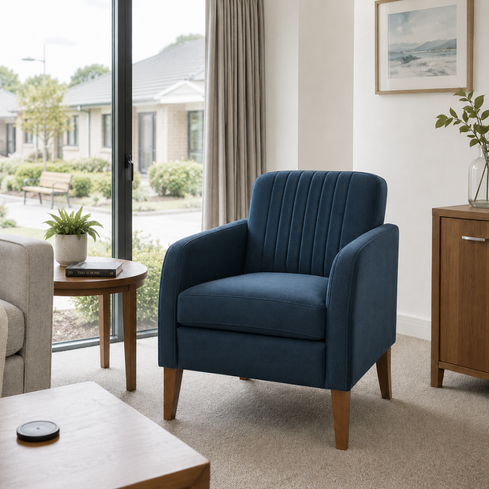 Image of Makers Batten Chair - Navy
