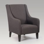 Image of Edward High Back Armchair - Charcoal