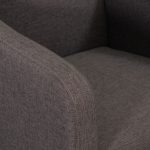 Image of Edward High Back Armchair - Charcoal