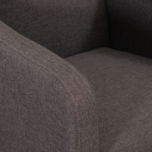 Edward High Back Armchair - Charcoal