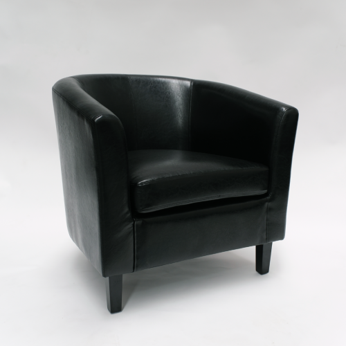 Makers PU Tub Chair - Black