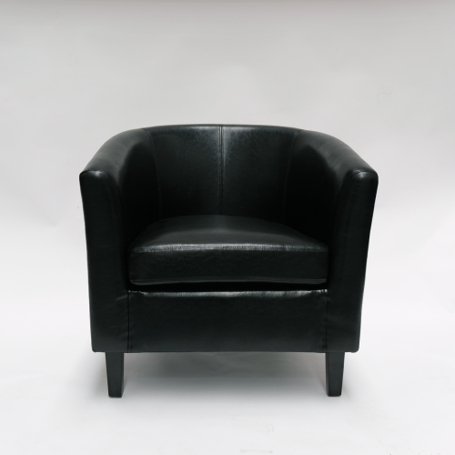 Makers PU Tub Chair - Black