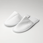Image of Weavers Cotton Slippers Waffle - Closed Toe with paper band