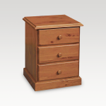 Image of Jessica Bedside Cabinet - 3 Drawers