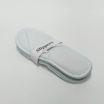 Image of Weavers Cotton Slippers Waffle - Closed Toe with paper band