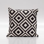 Image of Harris Cushion Cover Black & White Squares - Square