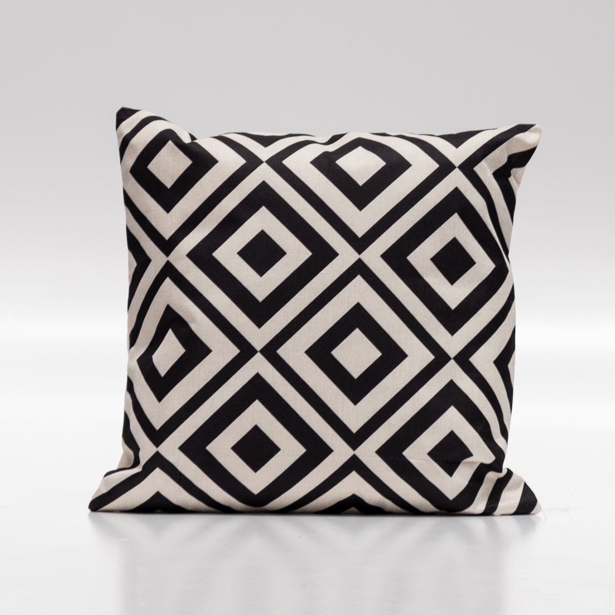 Black White Geometric Cushion Cover