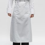 Image of Serve Cafe Apron With Pocket - White