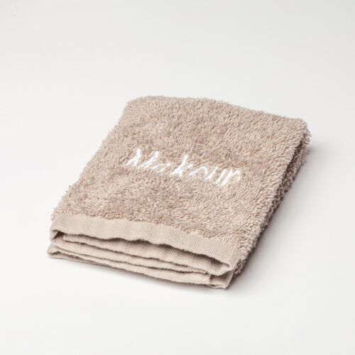 Weavers Cardiff Towelling Make-up Face Cloth - Mocha