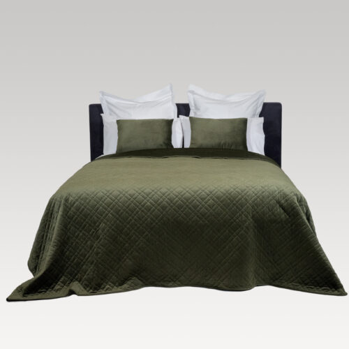 DreamGreen Verve Quilted Coverlet - Fern