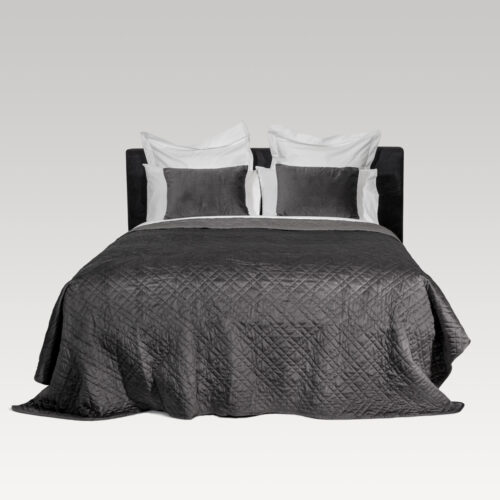 DreamGreen Verve Quilted Coverlet - Pewter