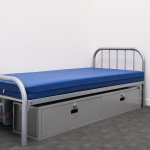 Image of Makers Foam Mattress with Waterproof & Fire Retardant Cover - Blue