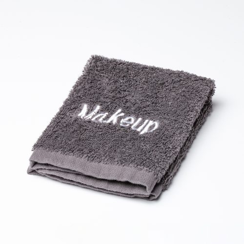 Weavers Cardiff Towelling Make-up Face Cloth - Charcoal