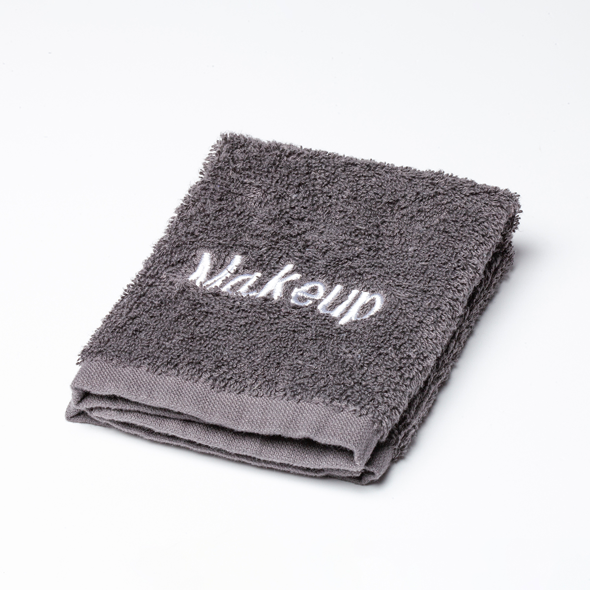 Image of Weavers Cardiff Towelling Make-up Face Cloth - Charcoal