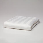 Image of Diamonds 20mm Sateen Stripe Pillow Slip - White
