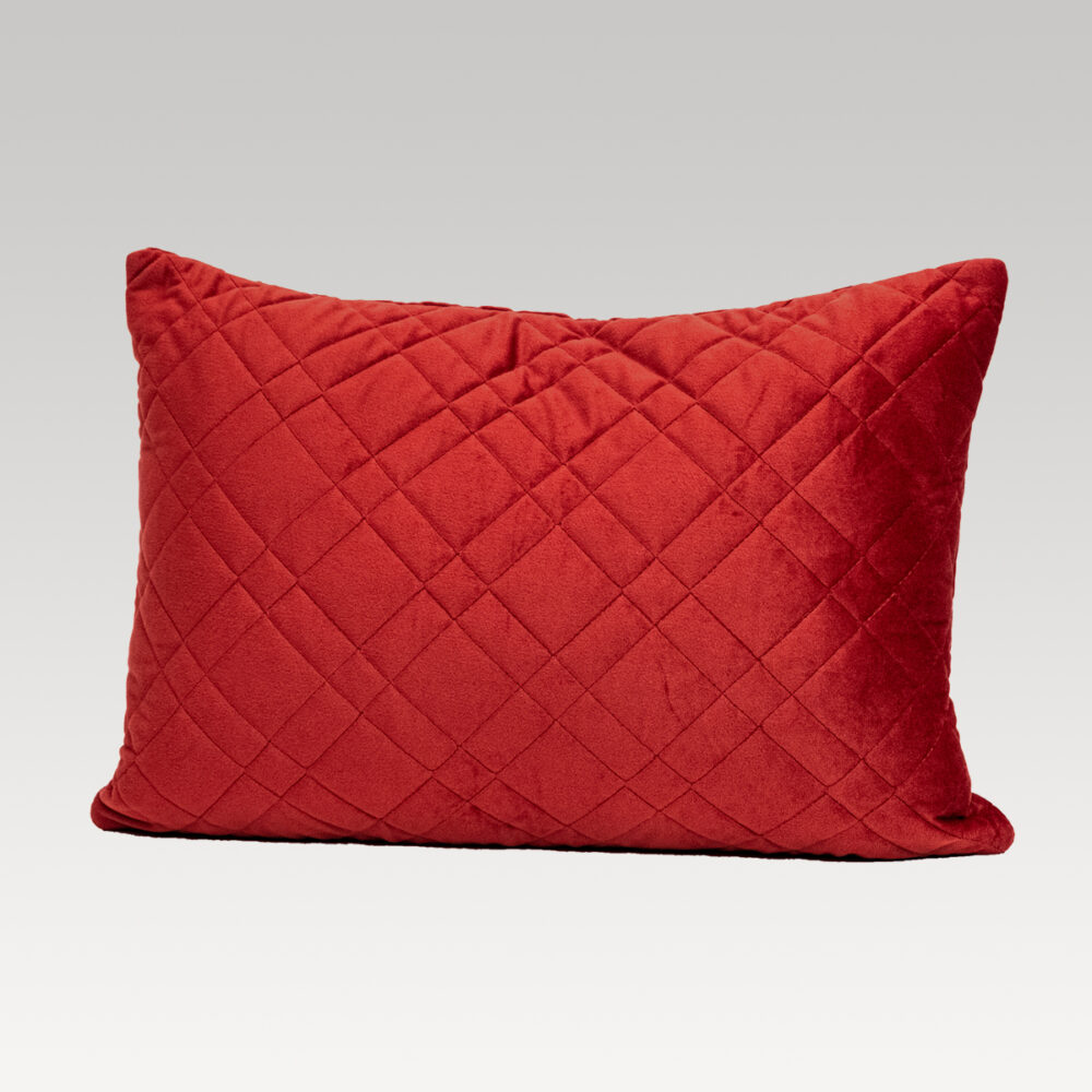Image of DreamGreen Verve Velvet Quilted Cushion Covers - Oblong