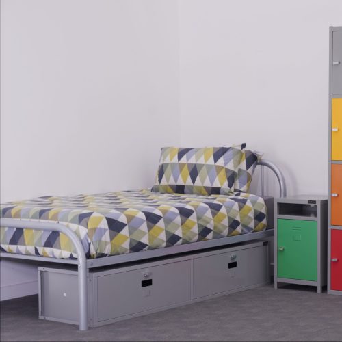 Makers Store-it  2 Door Underbed Locker - Grey