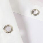 Image of Weavers Shower Curtain Plain - White