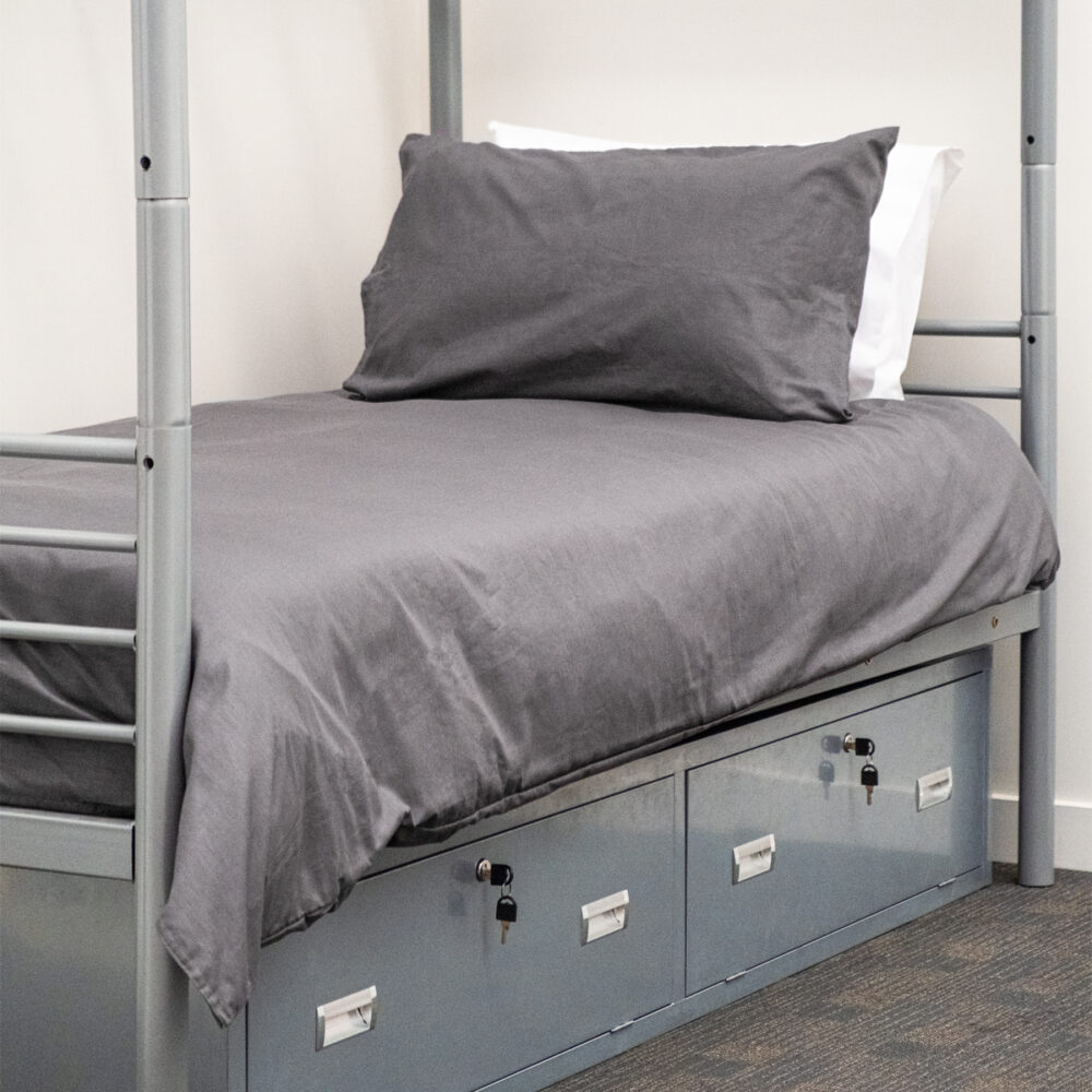 Image of Weavers 160TC Essential Duvet Cover - Charcoal