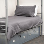 Image of Weavers 160TC Essential Duvet Cover - Charcoal
