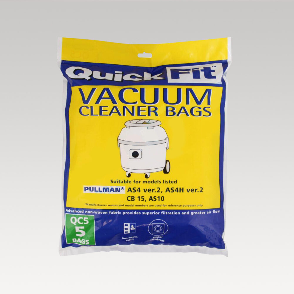 Quickfit Vacuum Cleaner Bags 5 Pack Pullman Vendella Specialists in Hospitality Products