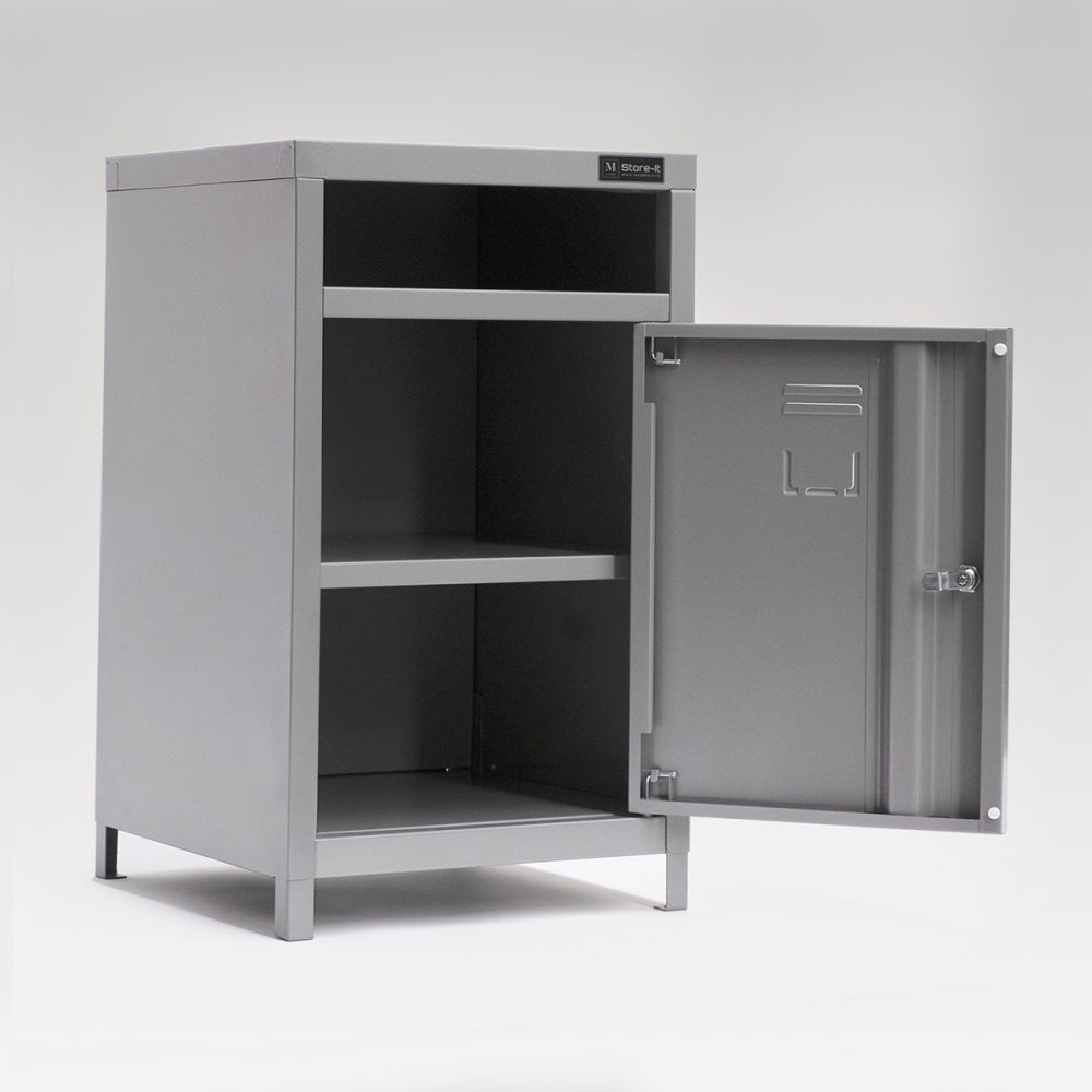 Image of Makers Store-It Bedside Cabinet Grey