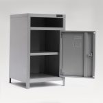 Image of Makers Store-It Bedside Cabinet Grey