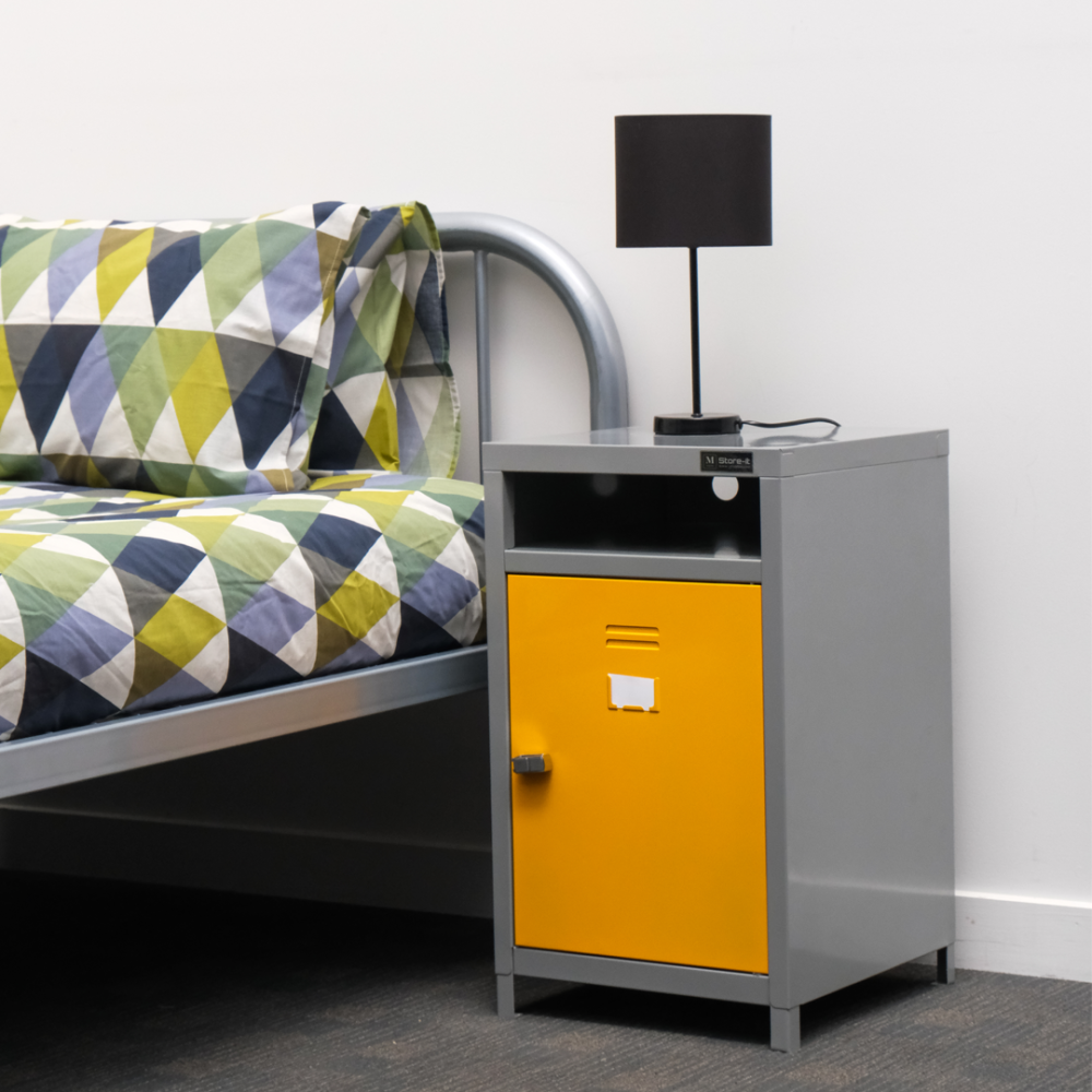 Image of Makers Store-It Bedside Cabinet Grey