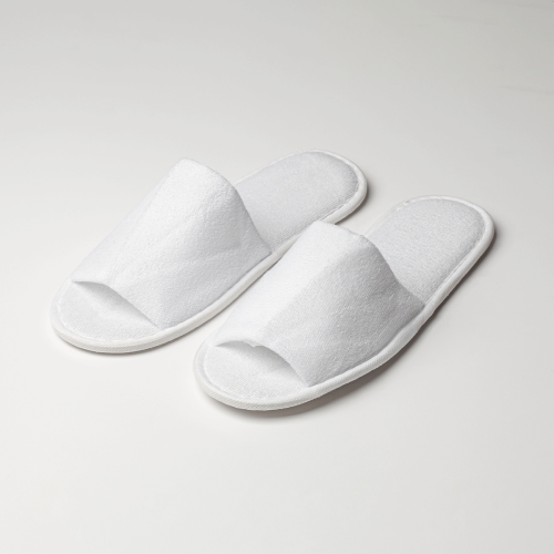 Weavers Cotton Slippers Terry - Open Toe with paper band