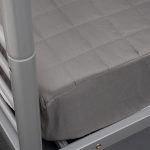 Image of DreamGreen Quilted Mattress Protector Fitted - Charcoal