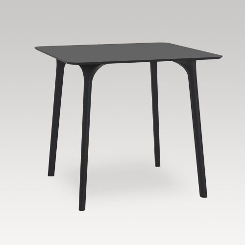 Maya Compact Table 80 x 80cm - Black