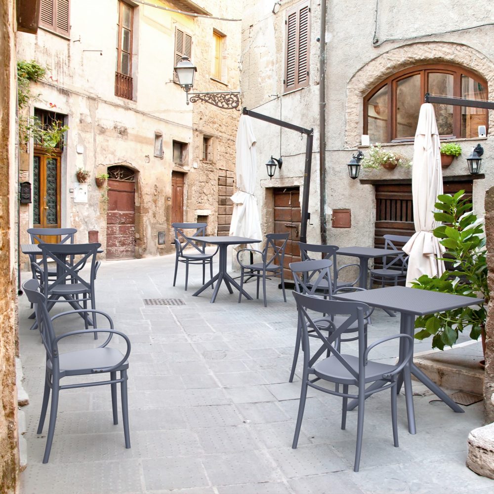 Image of Sky Table 70 x 70cm - Dark Grey