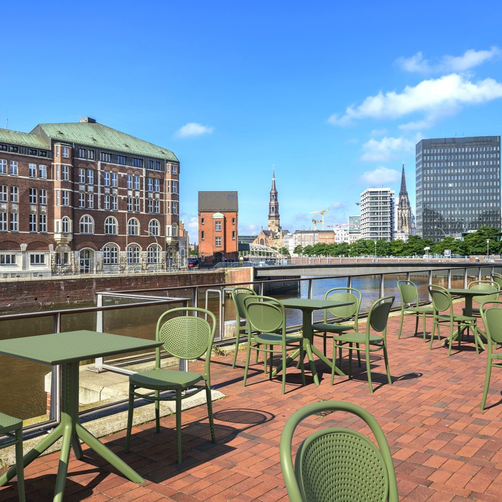 Image of Sky Table 70 x 70cm - Olive Green