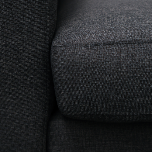 Makers Gregor Fabric Single Seater Chair - Charcoal