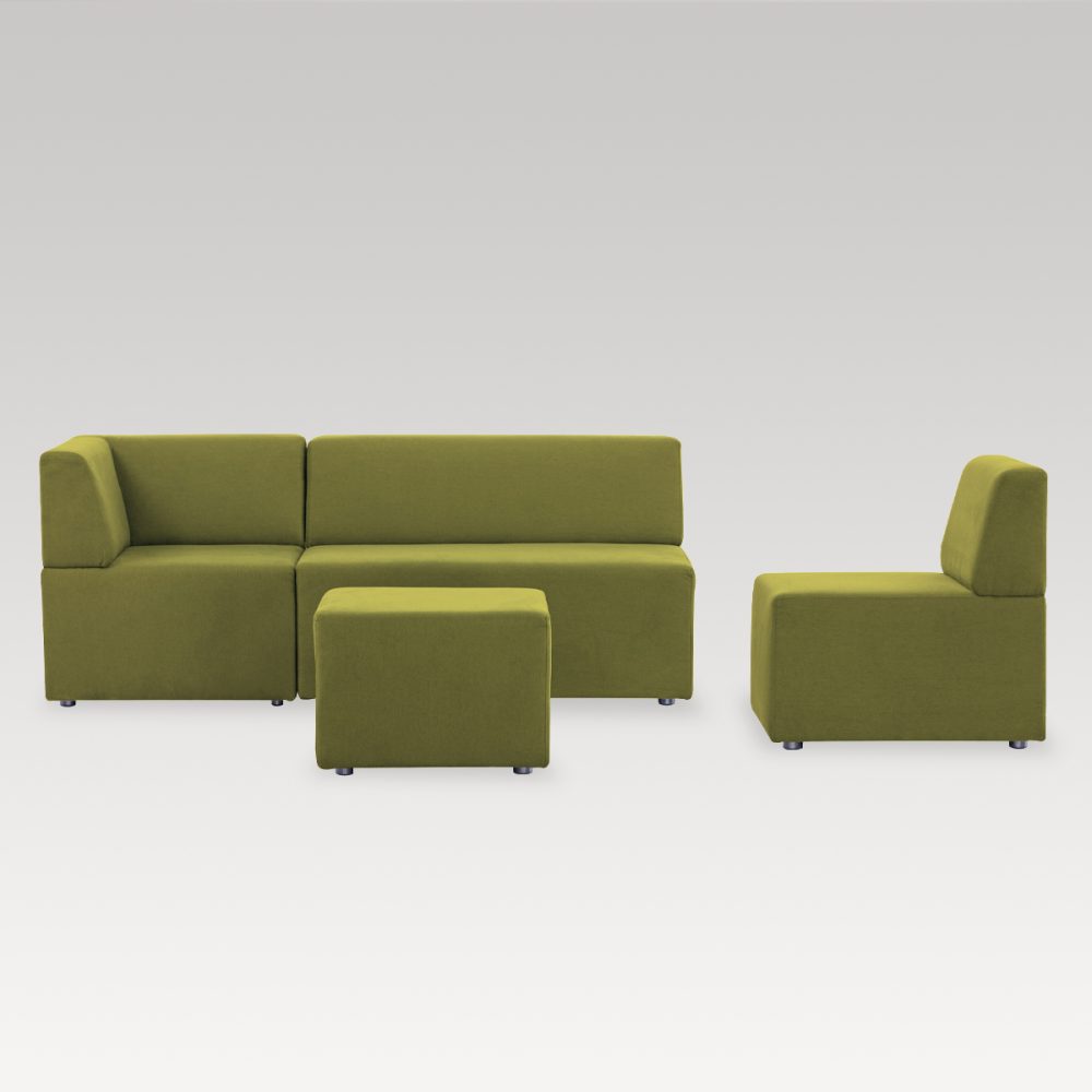 Image of Makers Mod Fabric Corner Chair