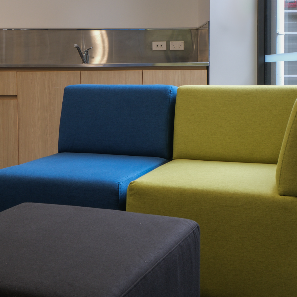 Image of Makers Mod Fabric Corner Chair