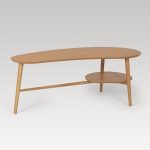 Image of Oslo Coffee Table Shaped with Shelf