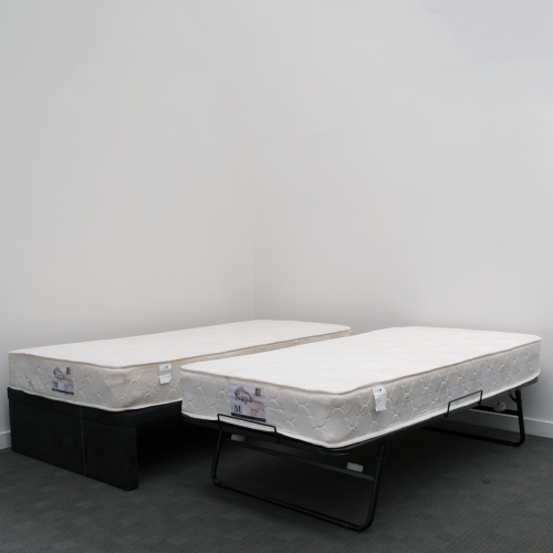 Makers Trundle Bed Set  With Napa Plus King Single Mattress and Napa Single Mattress