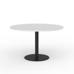 Image of Bristol Round Dining Table – White