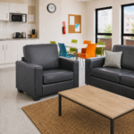 Image of Makers Gregor PU Single Seater Chair - Black