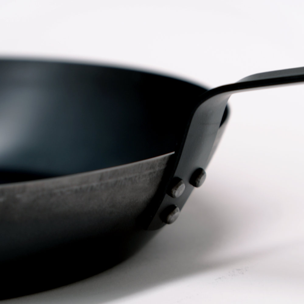 Image of Black Iron Fry Pan - 30cm