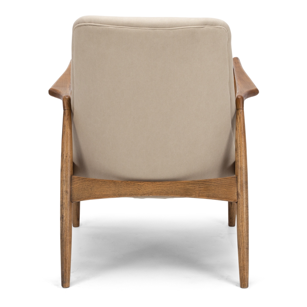 Image of Steiner Armchair - Cement Canvas