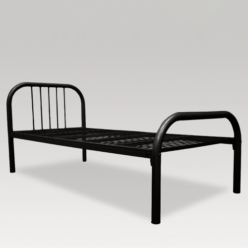 Makers Steel Bed Frame Black - King Single
