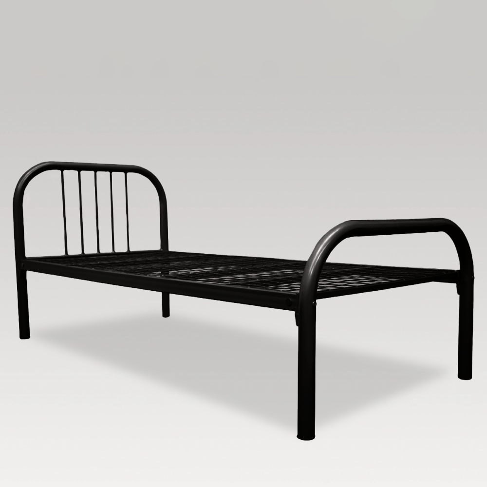 Image of Makers Steel Bed Frame Black - King Single