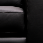 Image of Makers Single Sofa Bed - Black PU