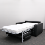 Image of Makers Single Sofa Bed - Black PU
