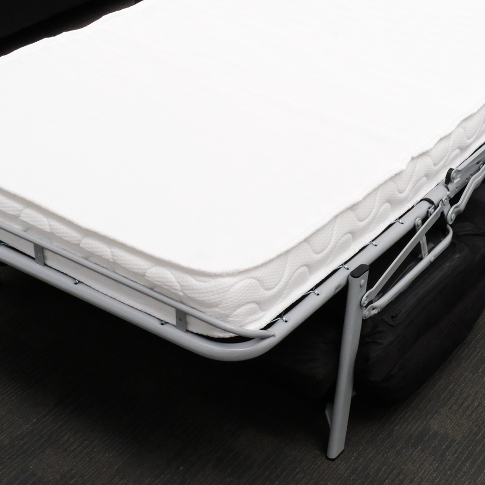 Image of Makers Single Sofa Bed - Black PU