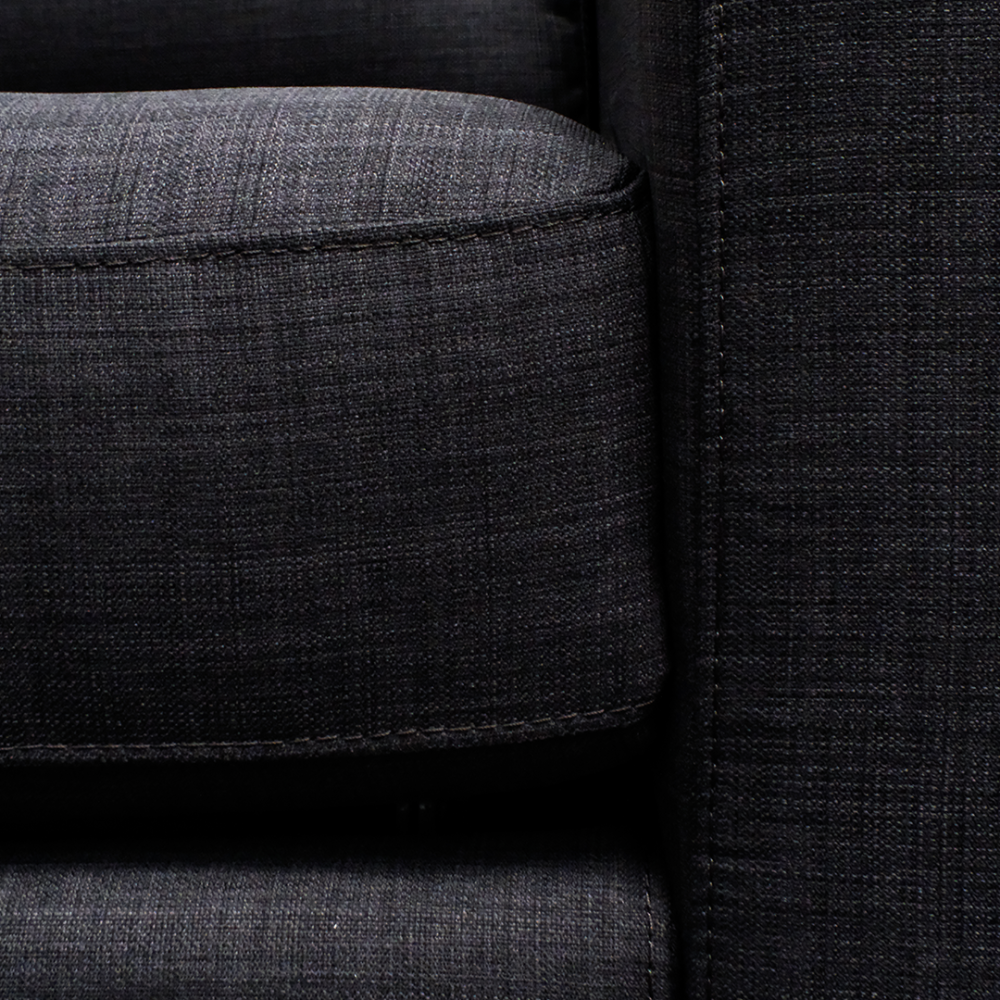 Image of Makers Single Sofa Bed - Charcoal Fabric