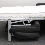 Image of Makers Single Sofa Bed - Charcoal Fabric