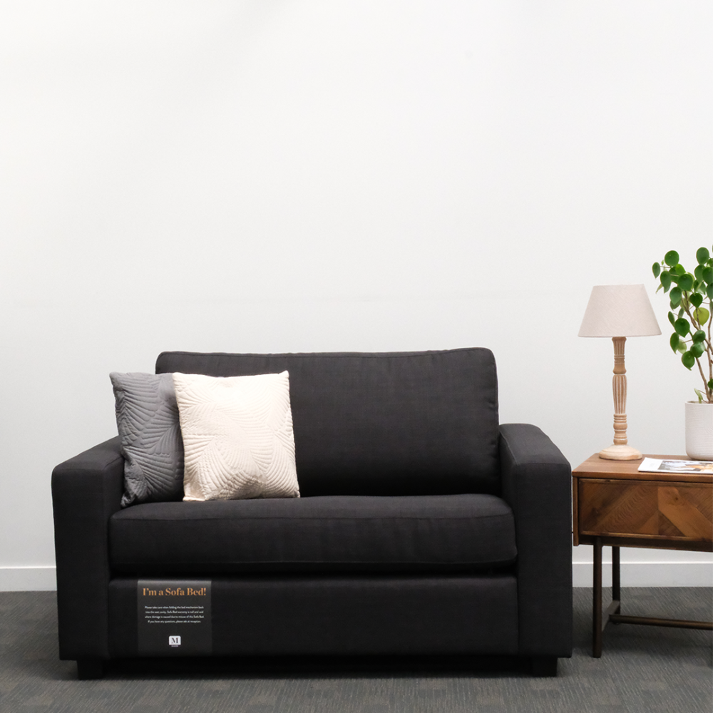 Image of Makers Single Sofa Bed - Charcoal Fabric